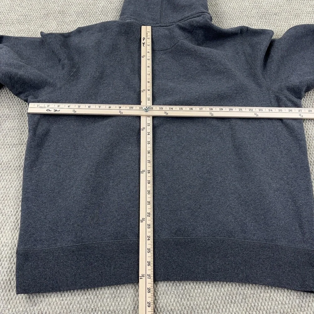 Nike Hoodie Men‎ XXL Gray Sweatshirt Sweater Mini Swoosh Heather Y2K Retro Adult